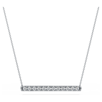 swarovski eternity pendant laboratory grown diamonds 0 5 ct tw 18k white gold