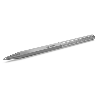 swarovski crystalline ballpoint pen  octagon shape  gray  graphite plated