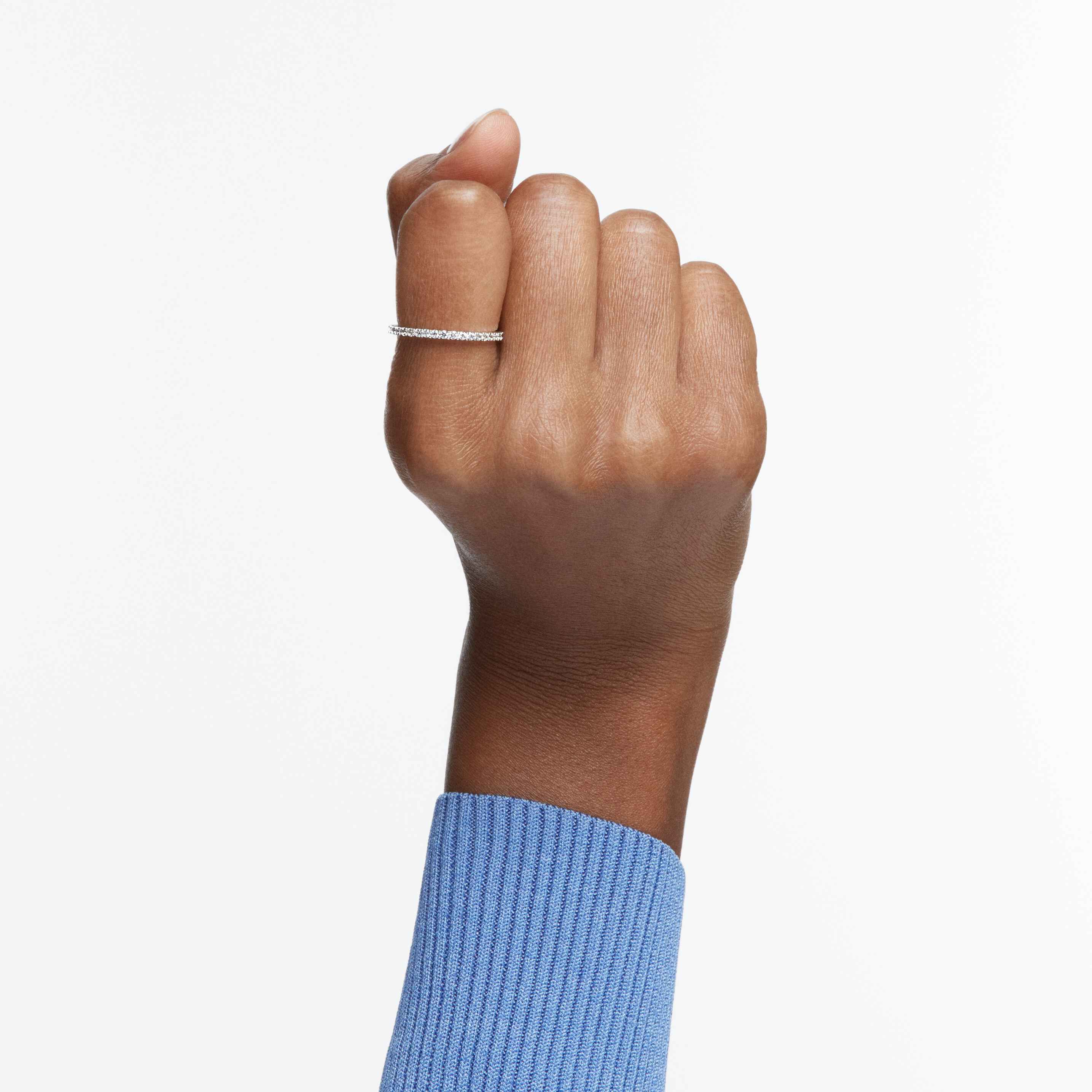 swarovski vittore ring  white  rhodium plated