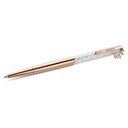 swarovski crystalline ballpoint pen  swan  rose gold tone plated