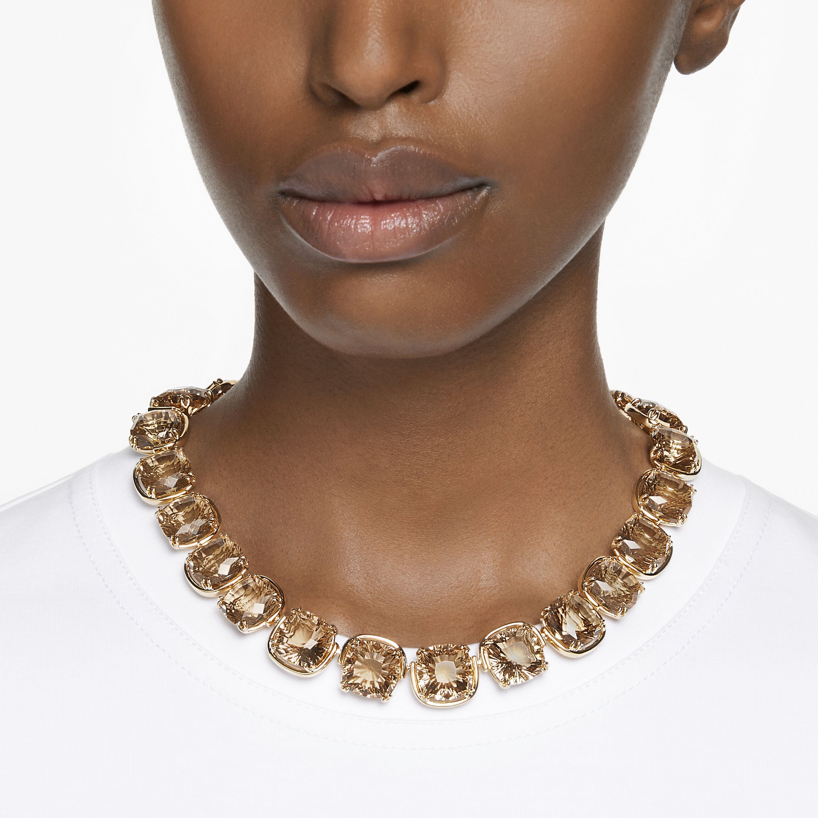 Swarovski choker gold hotsell