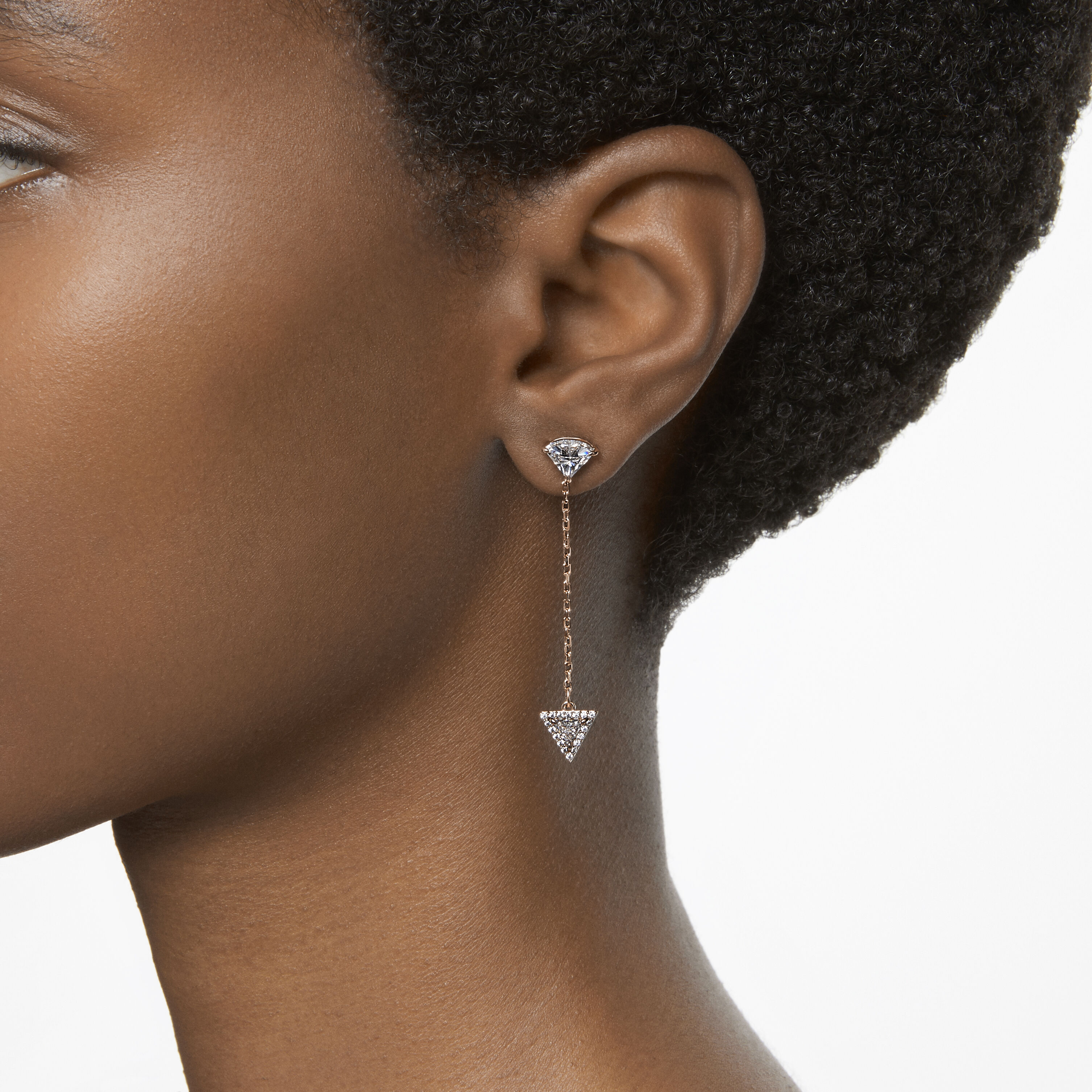 Swarovski diamond drop earrings sale