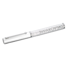 swarovski crystalline gloss ballpoint pen white chrome plated