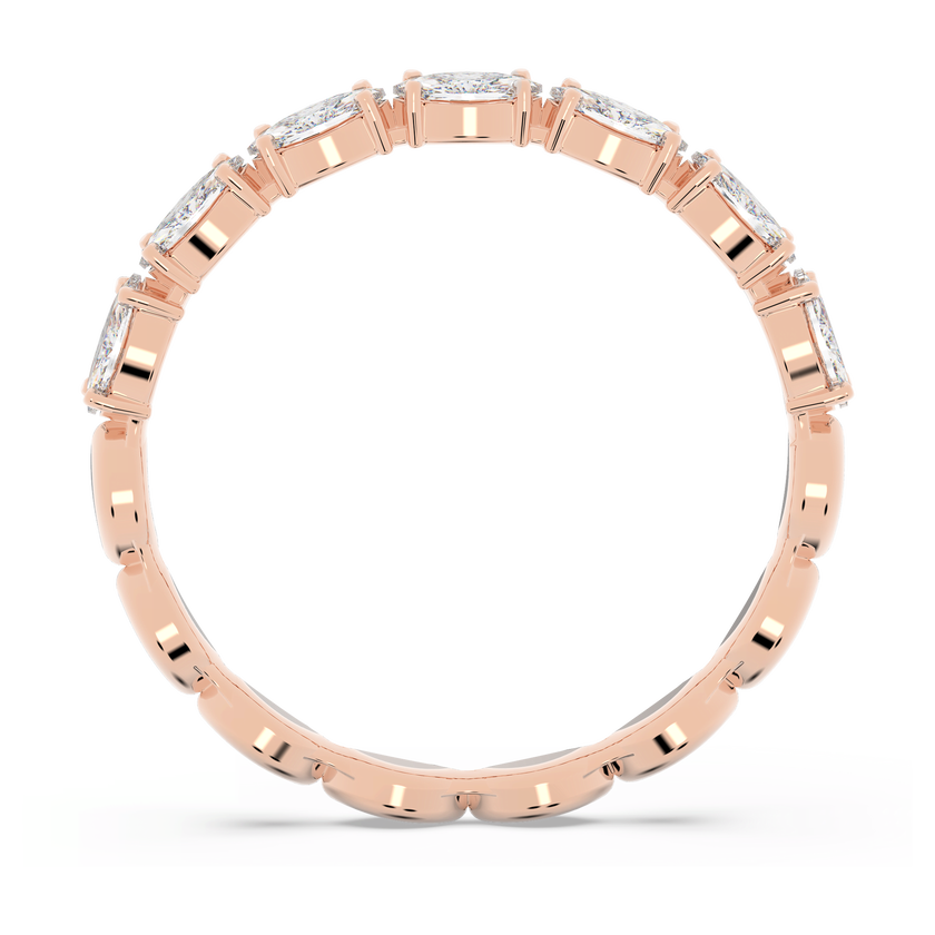 swarovski matrix vittore ring  marquise cut  white  rose gold tone plated