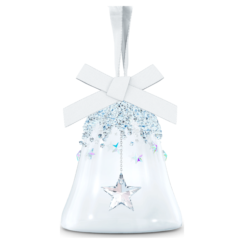 swarovski bell ornament  star  small