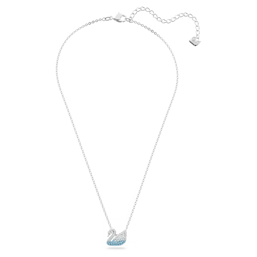 Iconic Swan Pendant, Multi-colored, Rhodium plated | Swarovski UAE