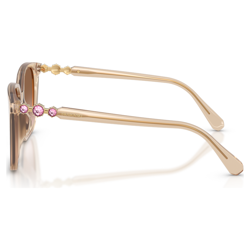 swarovski sunglasses  square shape  sk6049  beige