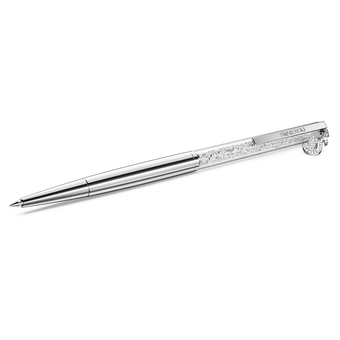 swarovski crystalline ballpoint pen  swan  chrome plated
