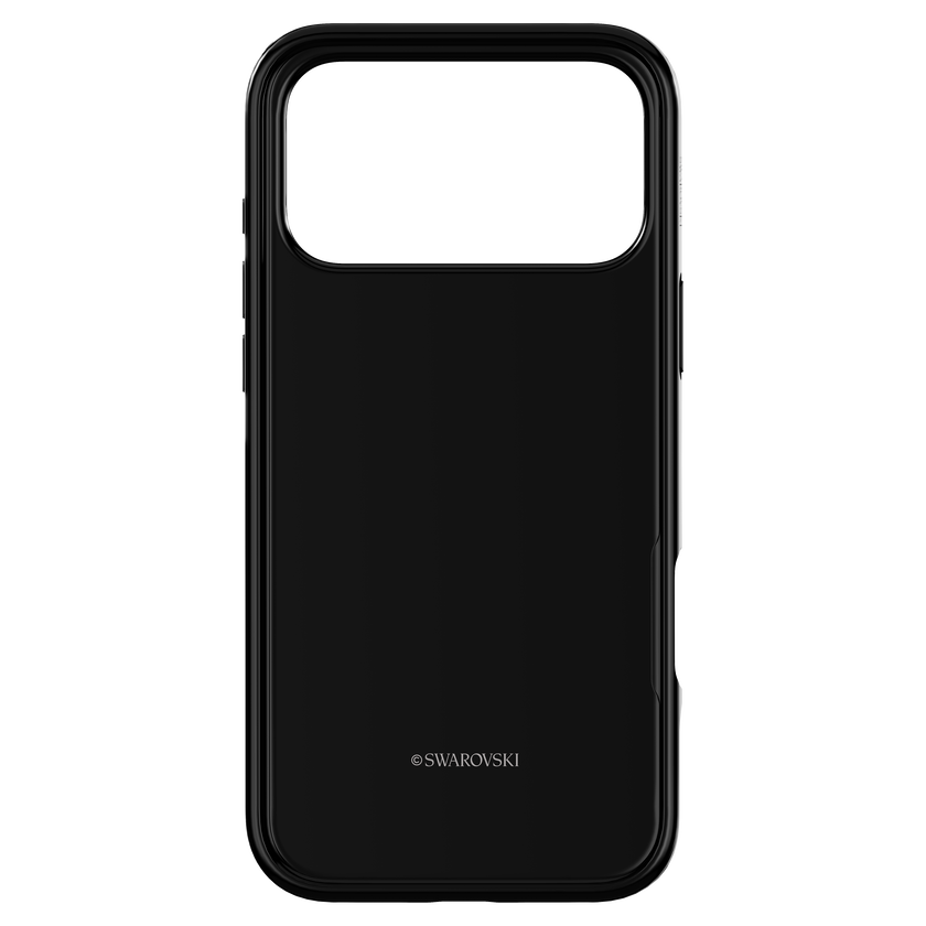 swarovski high smartphone case  iphone  17 pro max  black