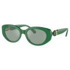 Sunglasses, Cat-eye shape, SK6002EL, Green