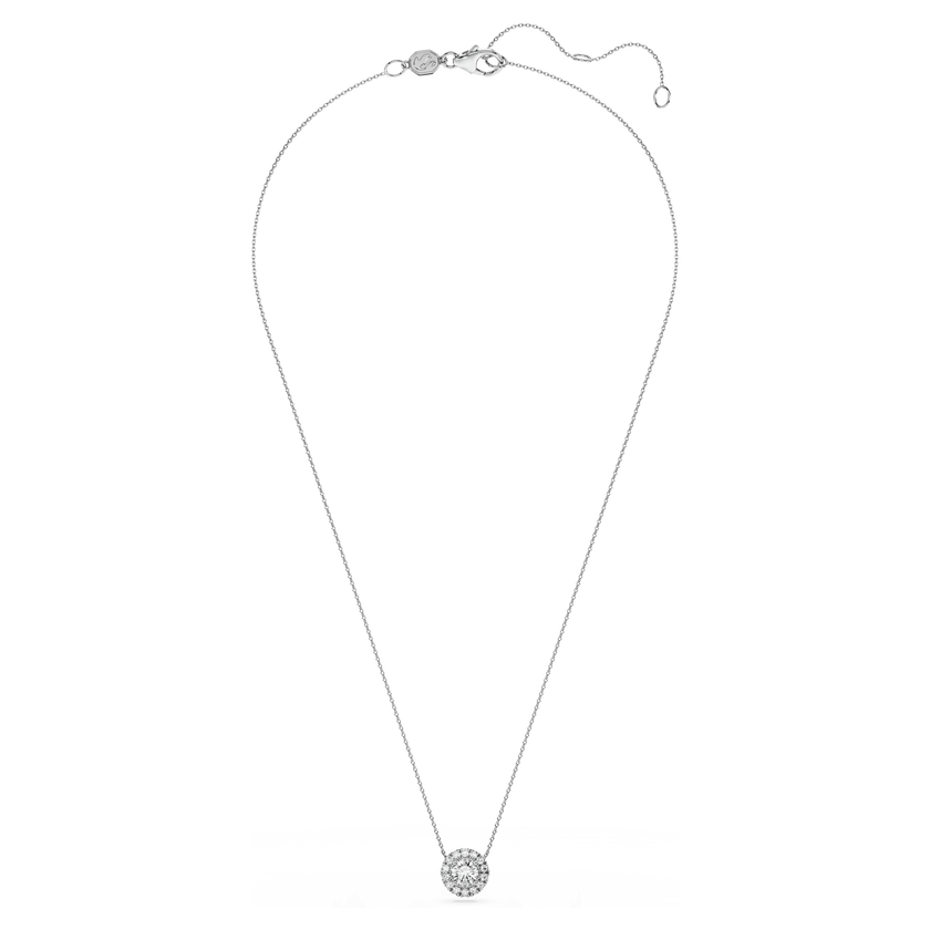 swarovski eternity pendant  laboratory grown diamonds 1 ct tw  18k white gold