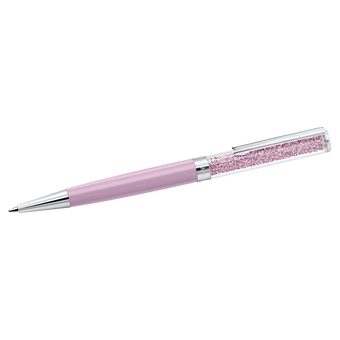 swarovski crystalline ballpoint pen  purple  purple lacquered  chrome plated
