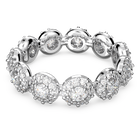Constella ring, Pavé, White, Rhodium plated