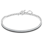 Lollypop Bangle, Multi-Colored, Rhodium Plating