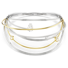 swarovski hyperbola choker mixed cuts white mixed metal finish
