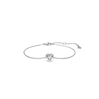 swarovski eternity bracelet  lab grown diamonds 0 5 ct tw  heart shape  sterling silver