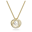 swarovski generation pendant white gold tone plated