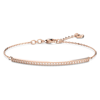 swarovski only bracelet white rose gold tone plated