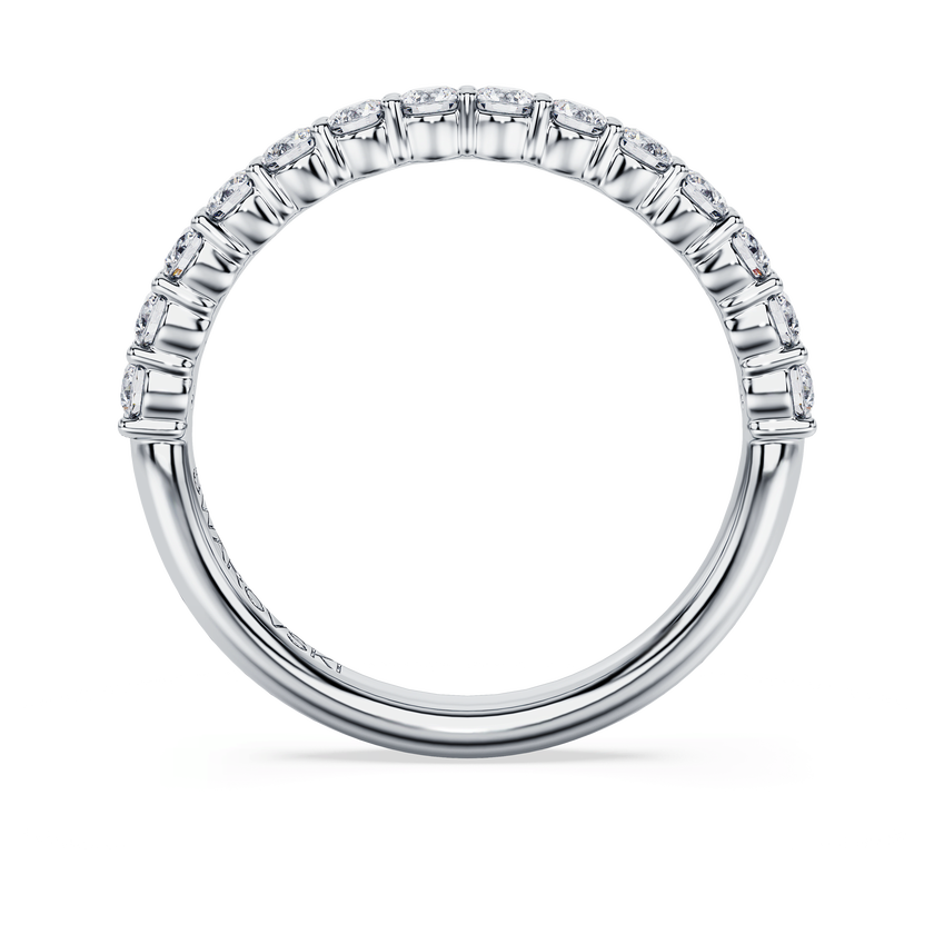 swarovski eternity band ring  laboratory grown diamonds 0 5 ct tw  18k white gold