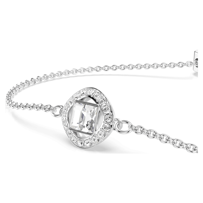 swarovski una angelic bracelet  mixed cuts  white  rhodium plated