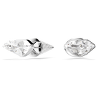 swarovski lucent stud earrings pav spike white rhodium plated