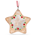 swarovski holiday cheers gingerbread star ornament