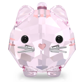 swarovski chubby cats pink cat