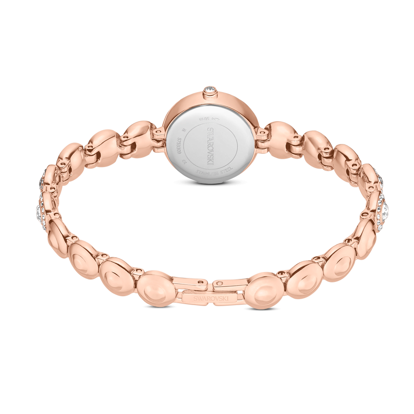 swarovski una angelic watch  crystal bracelet  rose gold tone  rose gold tone finish