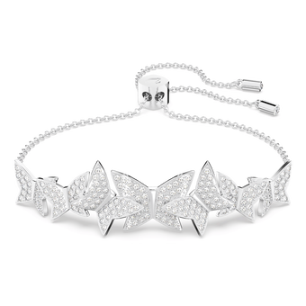 swarovski lilia bracelet butterfly white rhodium plated