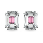 swarovski chroma earrings pink rhodium plated