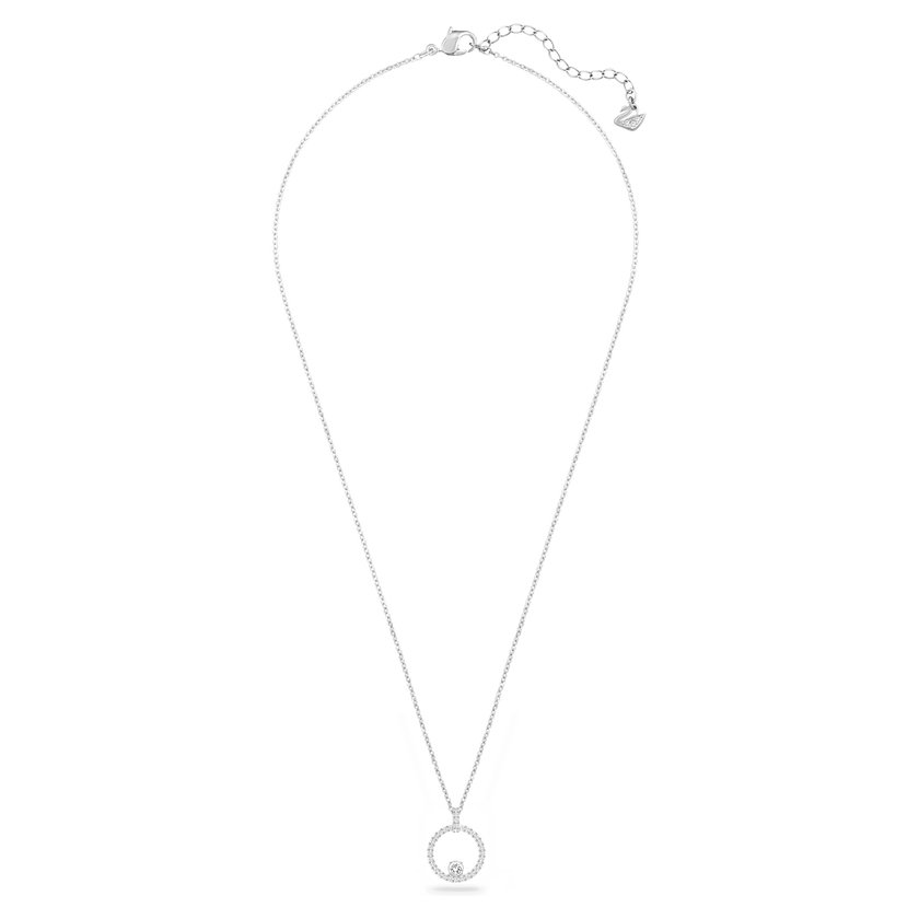 swarovski constella pendant  white  rhodium plated