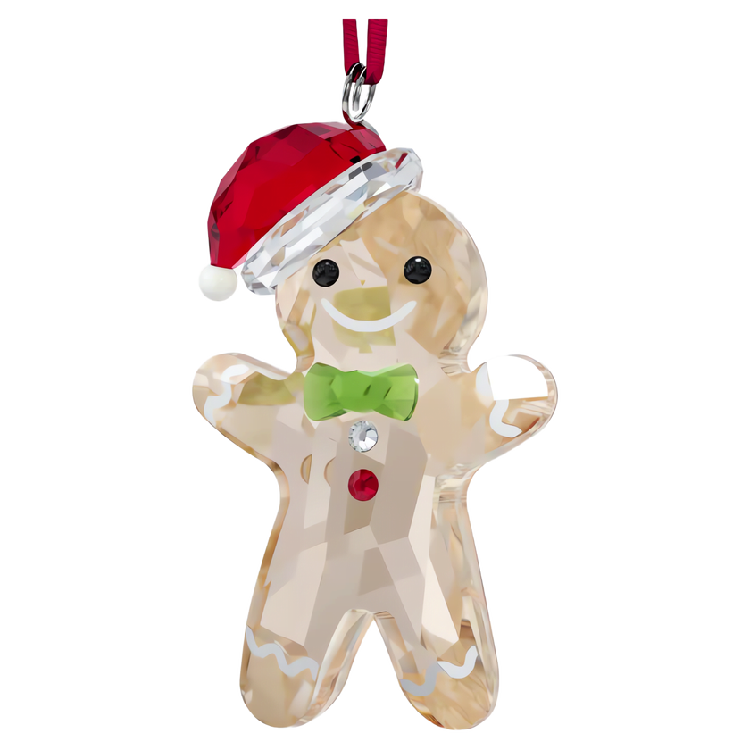 swarovski holiday cheers gingerbread man ornament