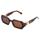 Millenia Sunglasses, Octagon, Brown
