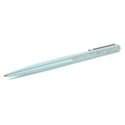 swarovski crystal shimmer ballpoint pen blue lacquered chrome plated