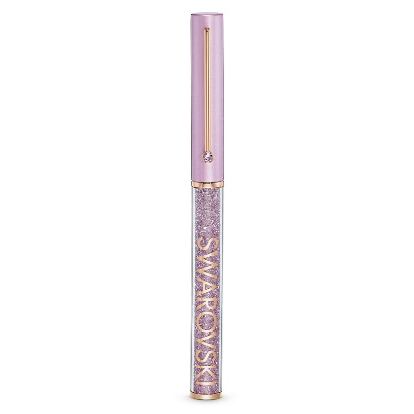 Crystalline Gloss Ballpoint Pen, Purple, Rose-gold tone plated
