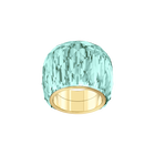 Nirvana Ring, Aqua, Gold-tone PVD
