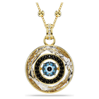 swarovski symbolica pendant evil eye medium multicolored gold tone plated