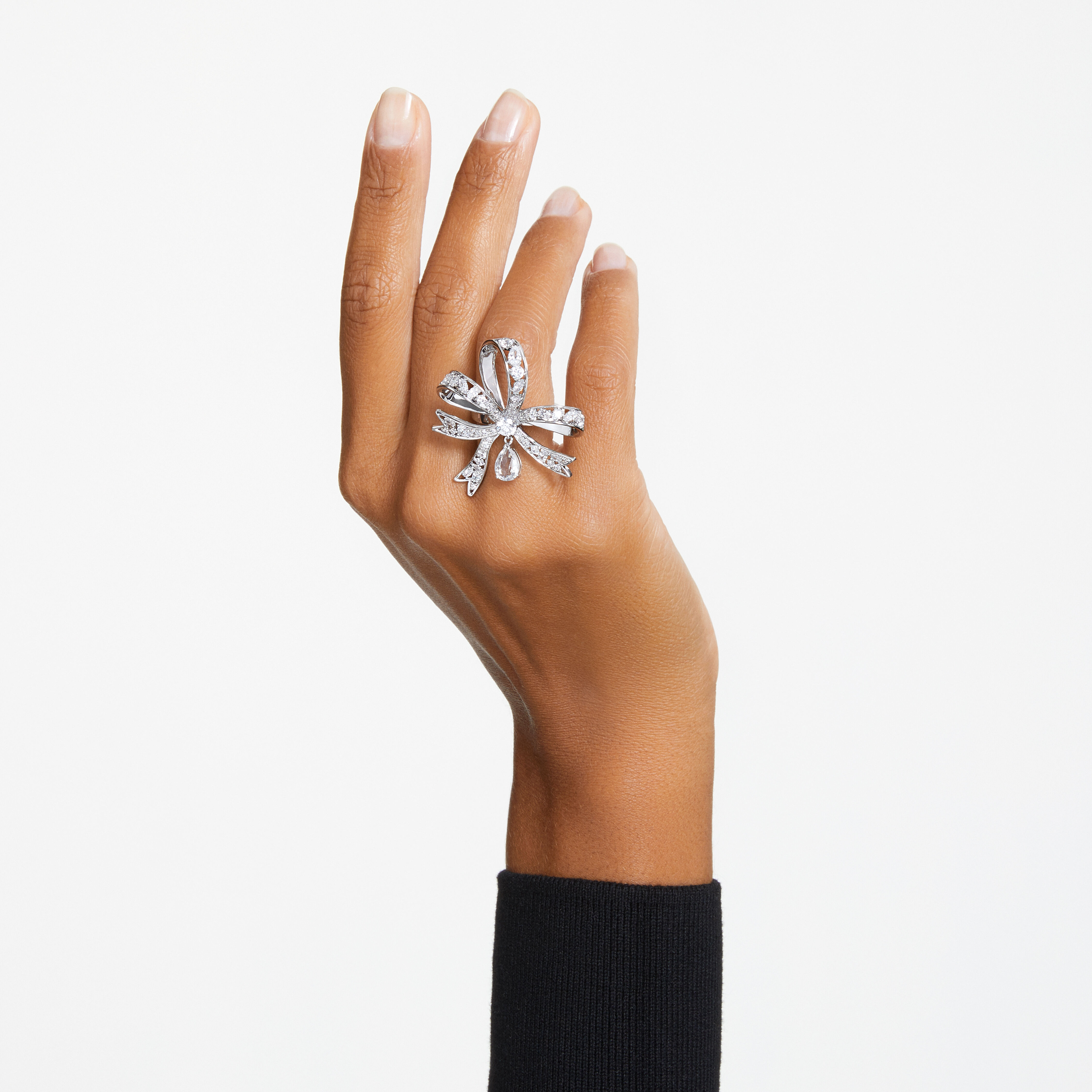 Swarovski bow outlet ring