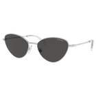 Sunglasses, Cat-eye shape, SK7014, Silver tone