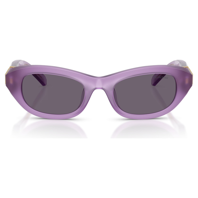 swarovski sunglasses  pillow shape  purple