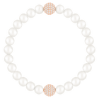 Swarovski Remix Collection, White Crystal, Pearl, White, Rose Gold Plated