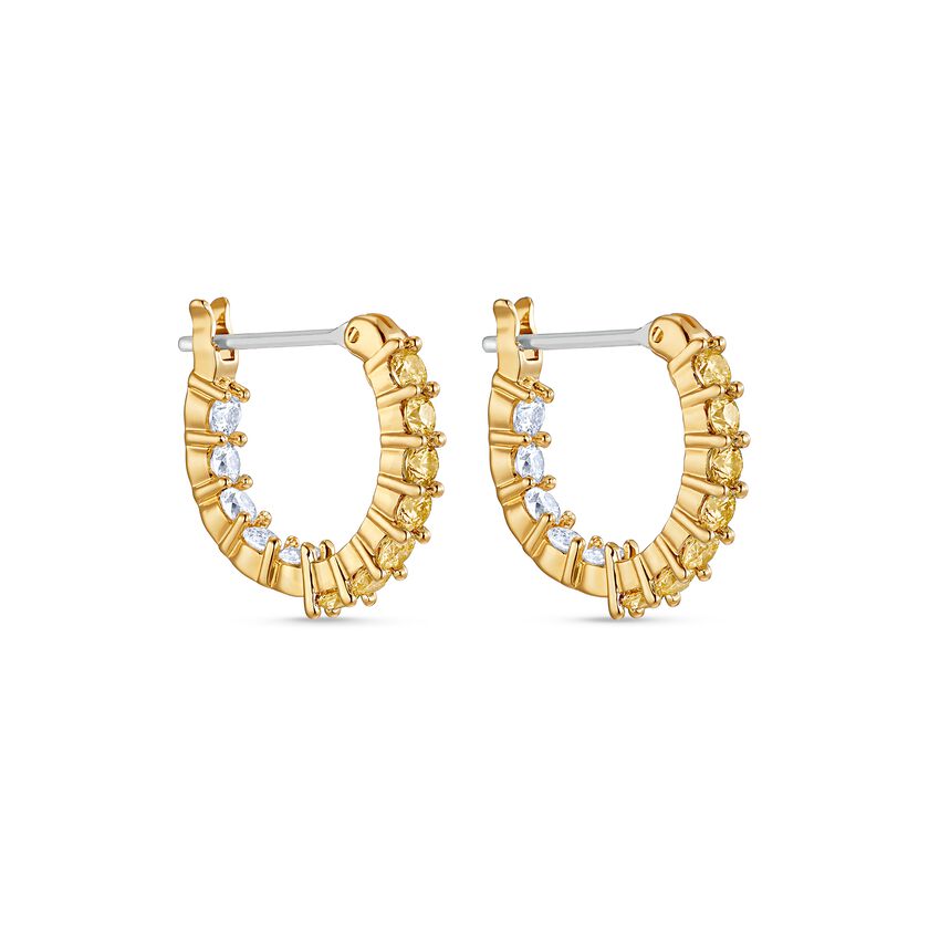 Vittore Hoop Pierced Earrings, Gold tone, Gold-tone plated