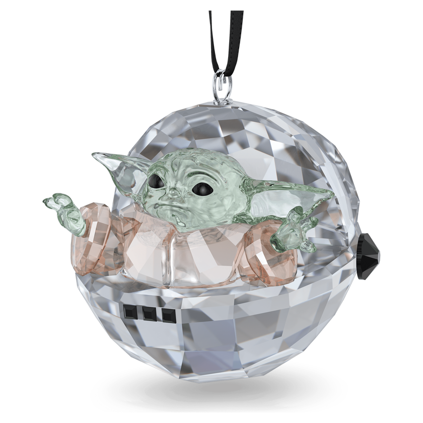 swarovski star wars the mandalorian grogu ornament