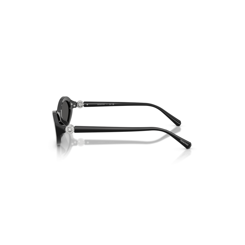 swarovski sunglasses  oval shape  sk6069  black