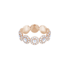 swarovski angelic ring white rose gold plating