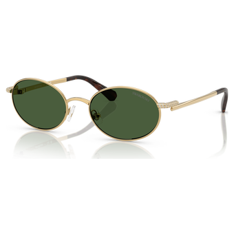swarovski sunglasses round shape green