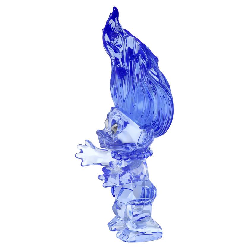 swarovski good luck trolls troll  blue