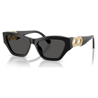 swarovski sunglasses  cat eye shape  sk6076  black