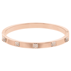 swarovski dextera bangle white rose gold tone finish