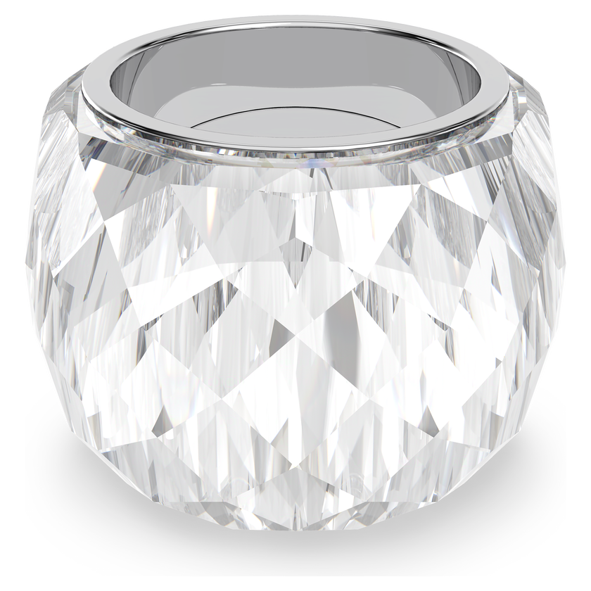 swarovski nirvana ring  white  stainless steel